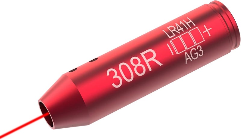 FSI Bore Sight 243 308/223 5.56mm/6.5 Creedmoor/7.62x39/30-30/30-06 Red Laser Boresighter Batteries - Image 1